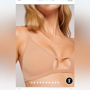 Negative Underwear Sieve Cutout Bra in Buff - Size 1